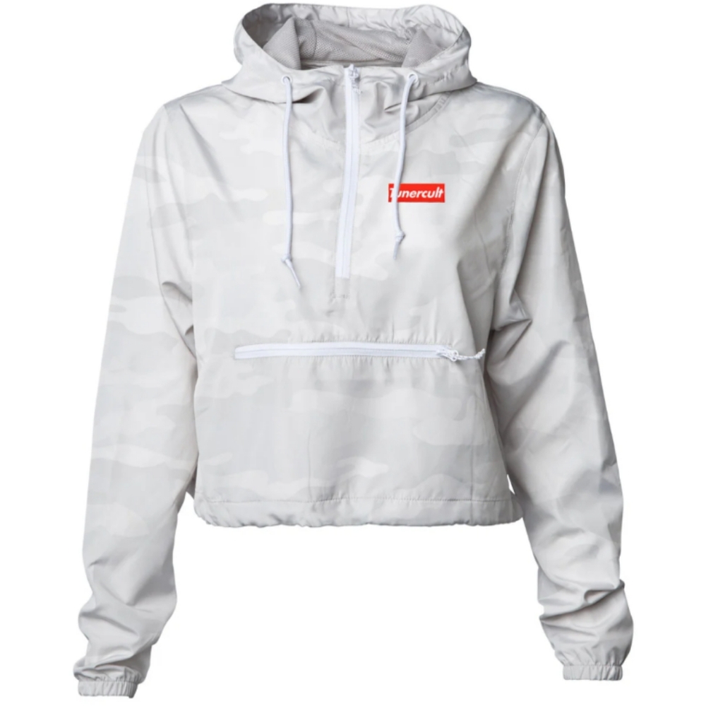 Tunercult Windbreaker Women Sz S Snow Camo